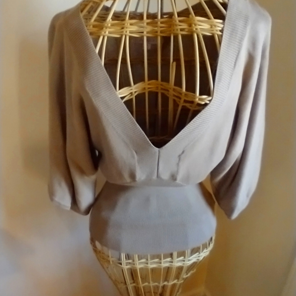 Sweater top🌈Women's low cut wide waist sweater